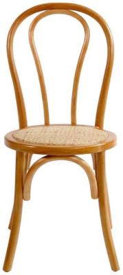 Product photograph of Natural Oak Dining Chair Sold In Pairs from Choice Furniture Superstore