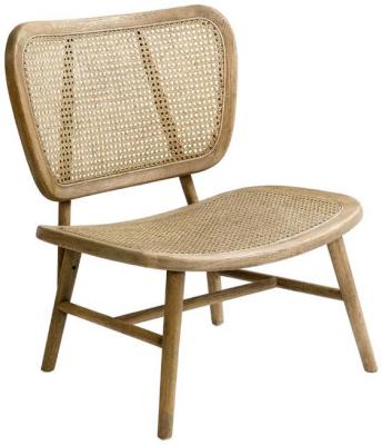 Product photograph of Natural Oak Grid Chair from Choice Furniture Superstore