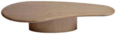 Natural Oak Irregular Coffee Table