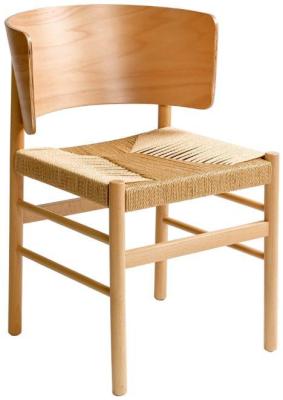 Natural Rope Seat Dining Chair Sold In Pairs