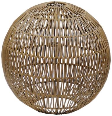 Product photograph of Crisal Decoracion Natural Synthetic Rattan Lampshade - 50cm from Choice Furniture Superstore
