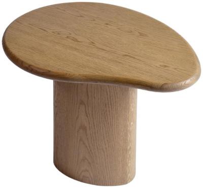 Natural Wood Irregular Side Table 90cm