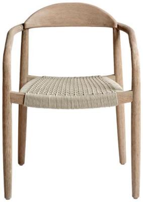 Product photograph of Outdoor Rope Chair Sold In Pairs - Comes In Sand Grey Light Grey And Taupe Options from Choice Furniture Superstore