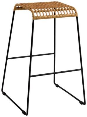 Product photograph of 2 X Crisal Decoracion Rattan Stool from Choice Furniture Superstore