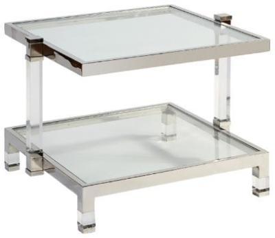 Product photograph of Crisal Decoracion Steel Square Auxiliary Table from Choice Furniture Superstore