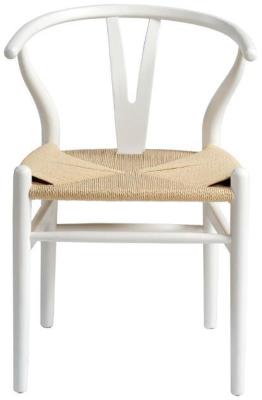 White Rope Seat Dining Chair Sold In Pairs