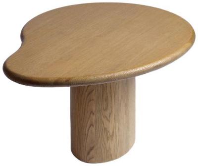 Natural Wood Irregular Side Table 725cm