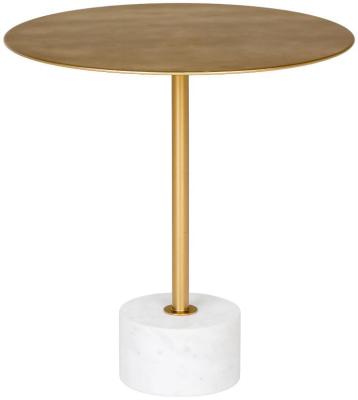Lecco Brass Side Table