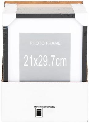 Product photograph of Marbella Black Frame Display - 25cm X 35cm from Choice Furniture Superstore