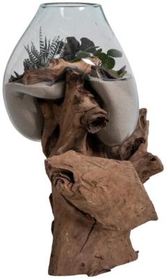 Product photograph of Herrick Natural Teakwood San Marino Waterdrop - 36cm X 50cm from Choice Furniture Superstore