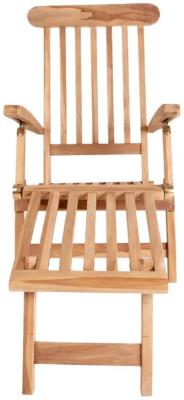 Product photograph of 2 X Grantham Natural Deck Chair from Choice Furniture Superstore