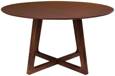 Hellerup Natural Round Dining Table 4 Seater