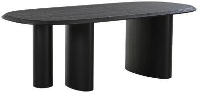 Tirano Black Dining Table 6 Seater