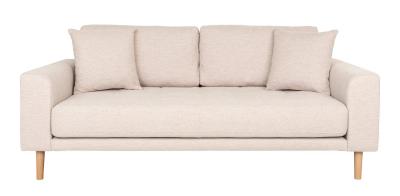 Lido Sand Fabric 25 Seater Sofa