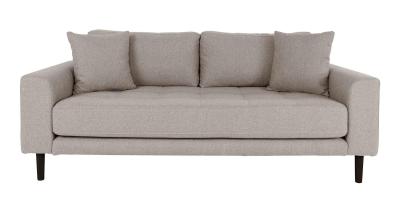 Lido Stone Fabric 25 Seater Sofa