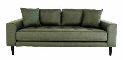 Lido Olive Green Fabric 25 Seater Sofa