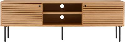 Kyoto Oak Veneer Fluted Tv Unit Upto 55inch