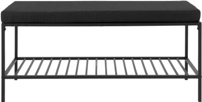 Product photograph of Tira Black Hall Bench from Choice Furniture Superstore