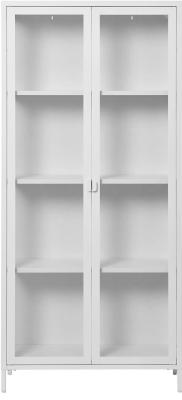 Brisbane White Tall Display Cabinet