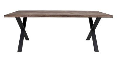 Toulon 200cm Smoked Oiled Oak Dining Table