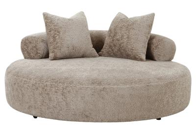 Product photograph of Kondut Natural Chenille Fabric Daybed from Choice Furniture Superstore