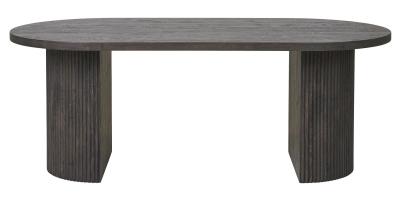 Boavista Dark Brown 60cm Oval Coffee Table