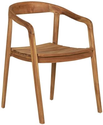 Set Of 2 Otero Natural Teak Dining Chair