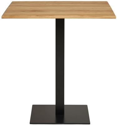 Product photograph of Deaver Natural Oak Square Cafe Table from Choice Furniture Superstore