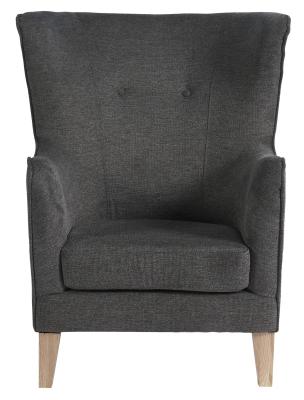 Campo Dark Grey Fabric Armchair