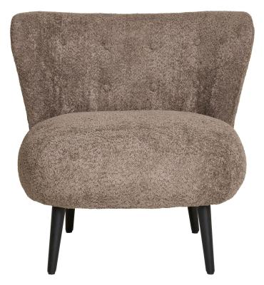 Product photograph of Nadda Brown Fabric Lounge Chair from Choice Furniture Superstore