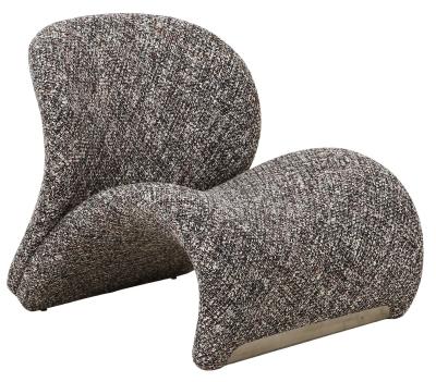 Product photograph of Ingalls Dark Brown Fabric Lounge Chair from Choice Furniture Superstore