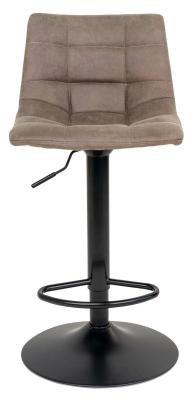 Set Of 2 Timmonsville Brown Fabric Barstool