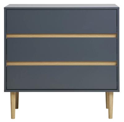 Bisley Dark Grey 3 Drawer Chest