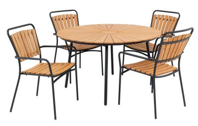 Cleveland Outdoor Garden Dining Set With 4 Chairs