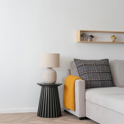 Osaka Black Round Side Table