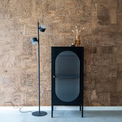 Adelaide Black Metal 1 Door Narrow Cabinet