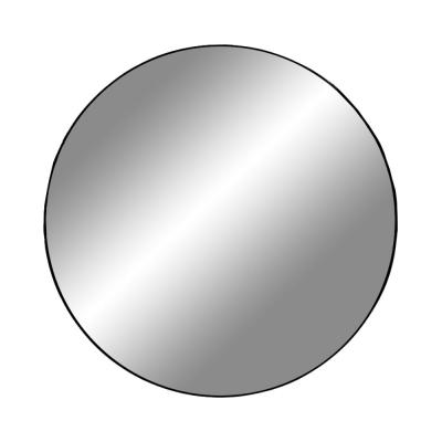 Jersey Black Round Wall Mirror 80cm X 80cm