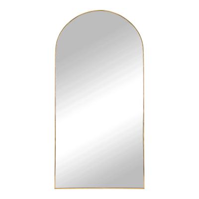 Madrid Brass Arch Floor Standing Mirror 90cm X 180cm