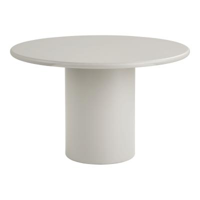 Nagano Concrete 4 Seater Round Pedestal Dining Table 120cm