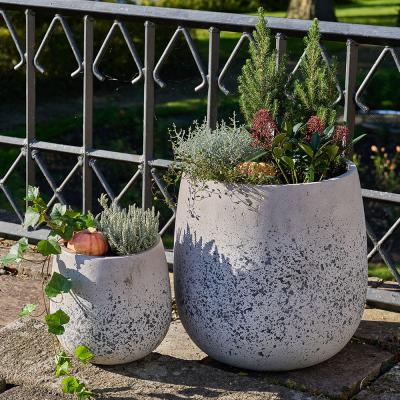 Sutton Grey Fiberclay Pot - Set of 2
