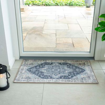 Havana Doormat - Blue - 80cm x 50cm