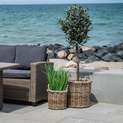 Gili Natural Baskets Kubu Rattan Basket Set Of 2