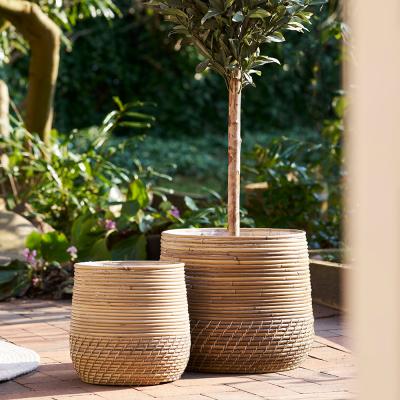 Moro Natural Kubu Rattan Basket Set Of 2