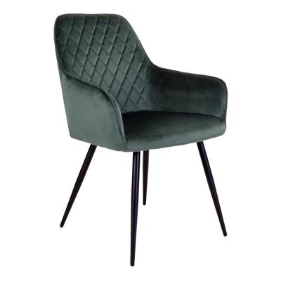 2 X Harbo Green Velvet Fabric Dining Chair