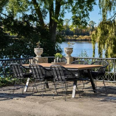 Toronto Wooden 10 Seater Garden Dining Table 220cm