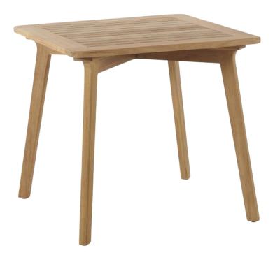 Product photograph of Skyline Flex Natural Teak Wood Outdoor Square Side Table from Choice Furniture Superstore