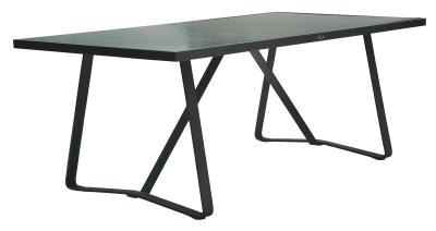 Product photograph of Skyline Horizon Dark Grey Outdoor 8 Seater Dining Table - 200cm from Choice Furniture Superstore