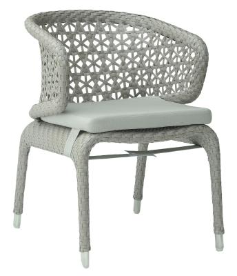 Skyline Journey Grey Weave Outdoor Carver Back Dining Chair