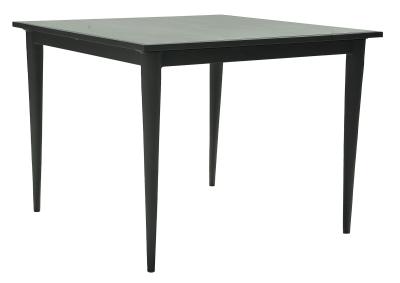 Skyline Serpent Black Outdoor 4 Seater Square Dining Table