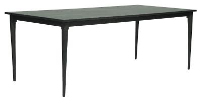 Skyline Serpent Black Outdoor 6 Seater Dining Table